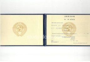 Диплом техникума ссср старого образца в Брянске